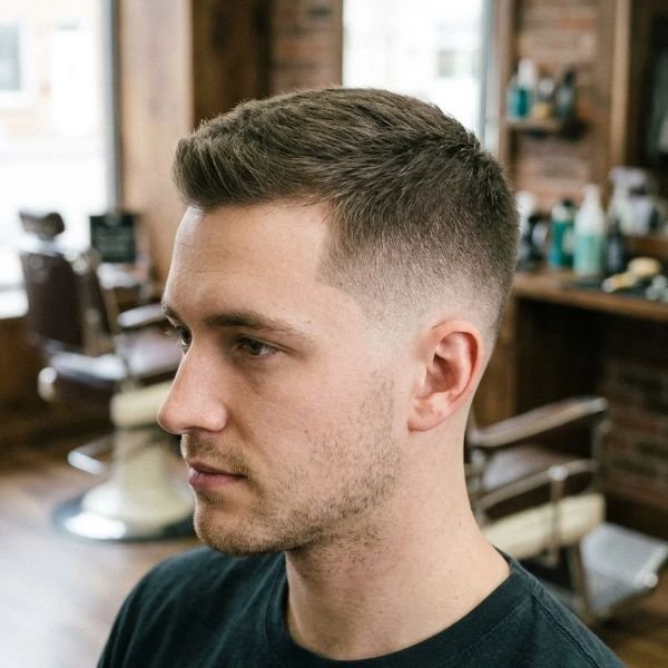 2. Crew Cut Mid Taper