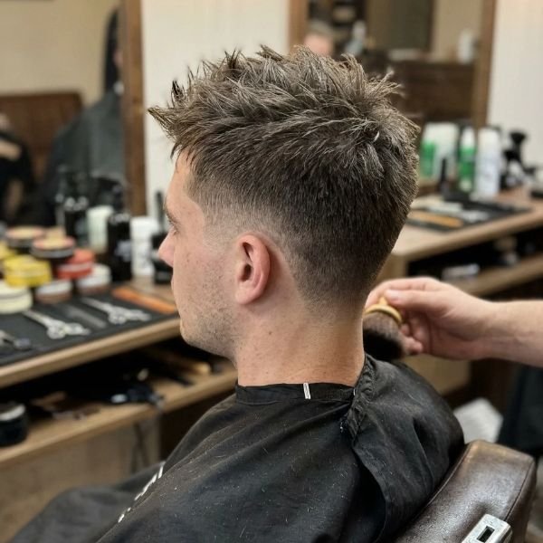 6. Short Spiky Mid Taper