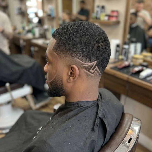 9. Short Mid Taper with Design