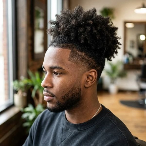 Afro Puff Mid Taper