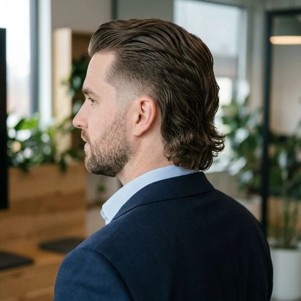 Business Mid Taper Mullet