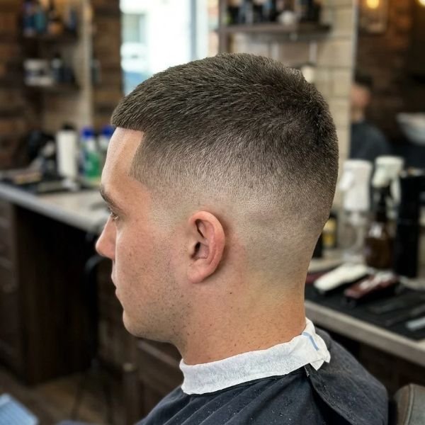 _High-and-Tight with Mid Taper Fade