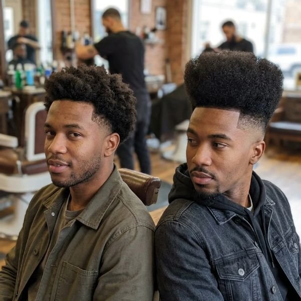 Mid Taper Afro vs High-Top Afro