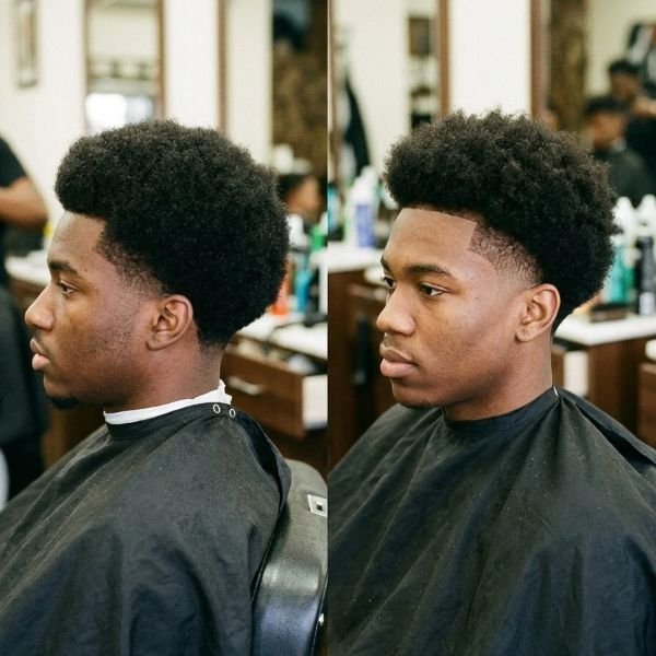 Mid Taper Afro vs Low Taper Afro