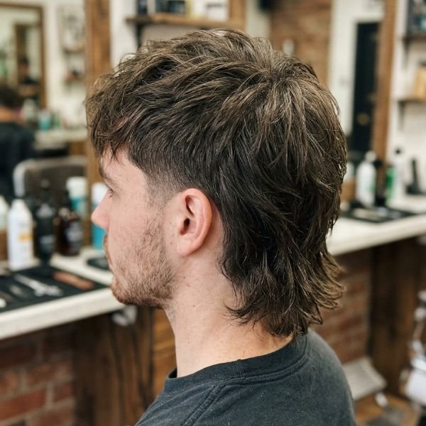 Mid Taper Mullet with Scissorwork