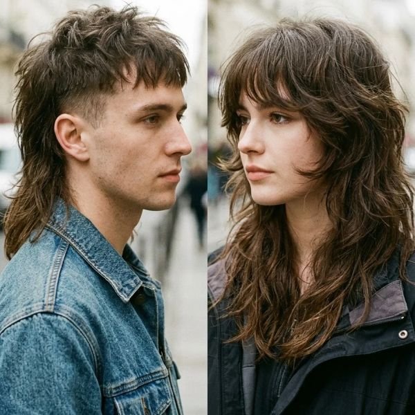 Mullet vs Wolf Cut