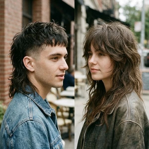 Mullet vs Wolf Cut