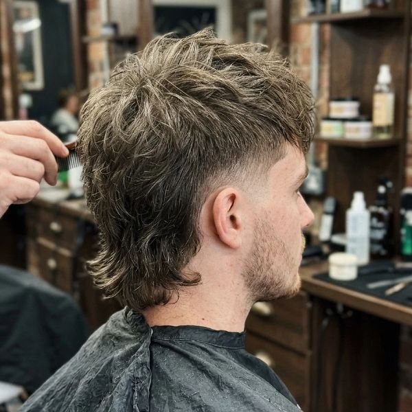 Textured Mid Taper Mullet