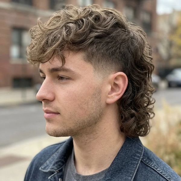 Wavy Mid Taper Mullet