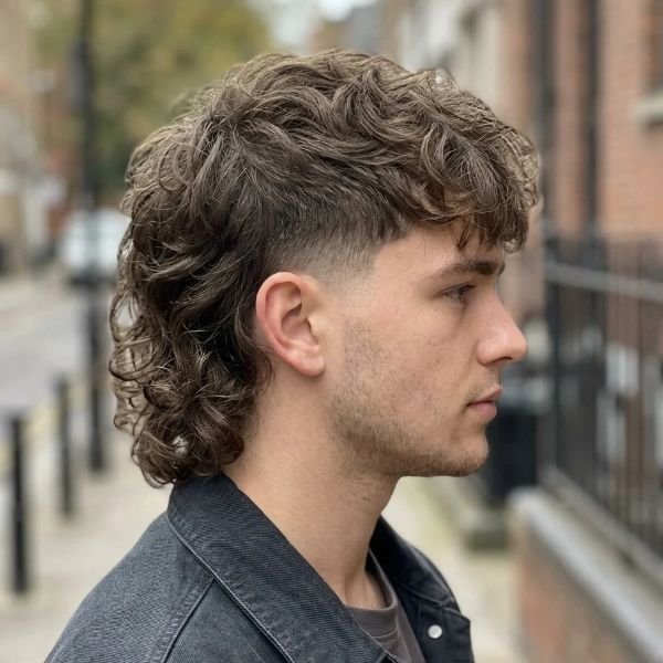 Wavy Mid Taper Mullet
